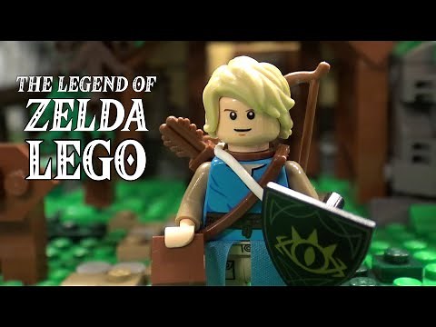The Legend of Zelda: Breath of the Wild House and Scenes in LEGO