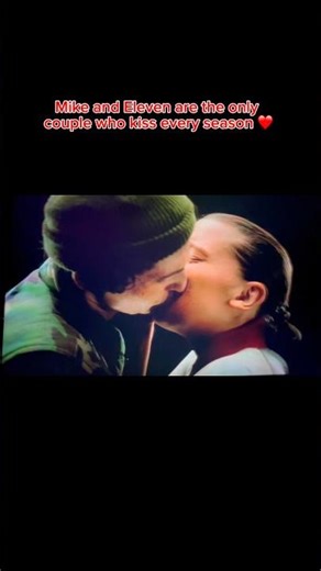 Mike and Eleven are the only couple who kiss every season ❤️ #shorts #mileven #strangerthings #fyp