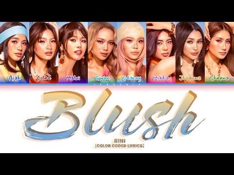 BINI 'Blush' Lyrics (Color Coded Lyrics)