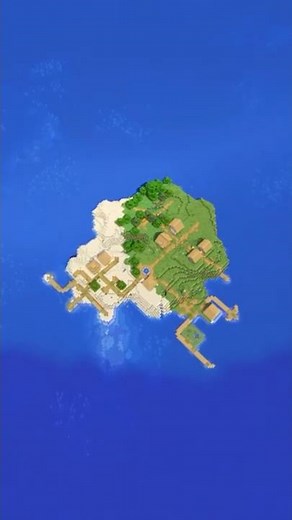 Minecraft Village Island Seed!