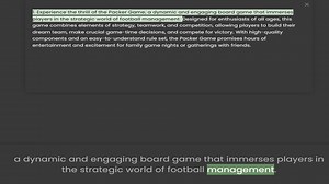 players in the strategic world of football management. Designed for enthusiasts of all ages, this ga