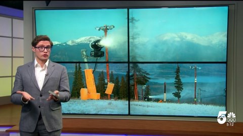 How Colorado ski resorts make snow when none is falling from the sky