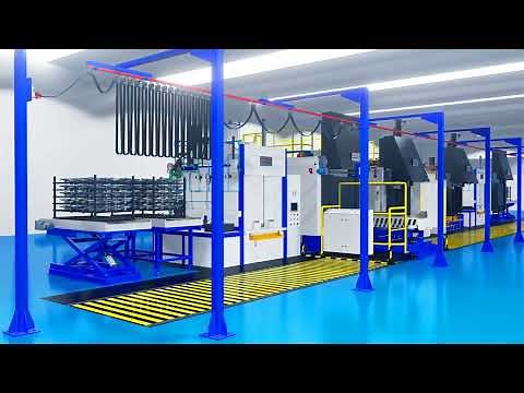 AICHELIN UNITHERM Fully Automatic Sealed Quench Furnace Plant Overview