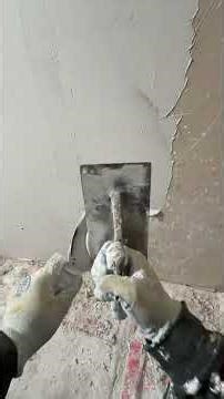 Process of applying joint compound for finishing a wall👷🏻