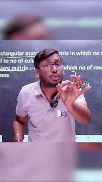 What is Rectangular Matrix? | Matrices | Explained Simply