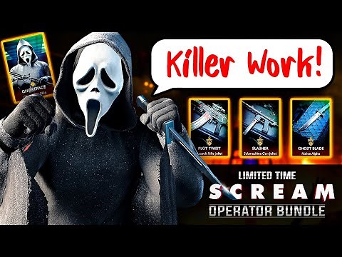 Ghostface Has Unique VOICE LINES?! - SCREAM Operator Bundle (Limited Time)