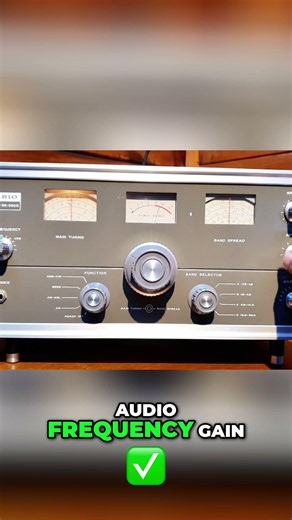 Audio Frequency Gain Explained: Volume Control & Signal Meter #shorts