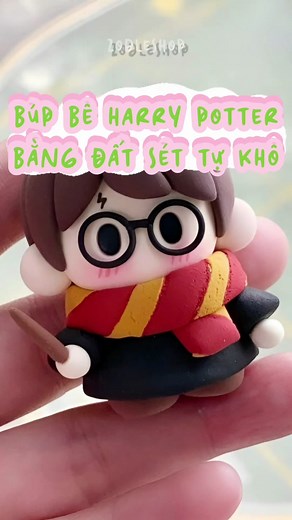 Làm búp bê Harry Potter bằng đất nặn tự khô