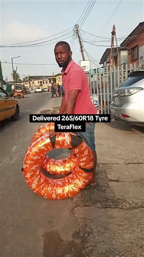 Delivered 265/60R18 Tyre TeraFlex #tyre #teraflex