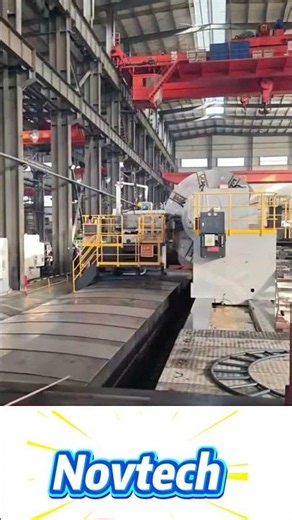 Giant Horizontal CNC Lathe Heavy Workpiece Turning Process