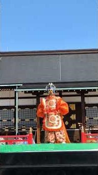 3月27日御所の公開での雅楽「蘭陵王」