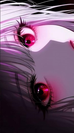 Anime Girl Eyes - Live Wallpaper (Loop) - [4K HD] - Mobile Version #shorts