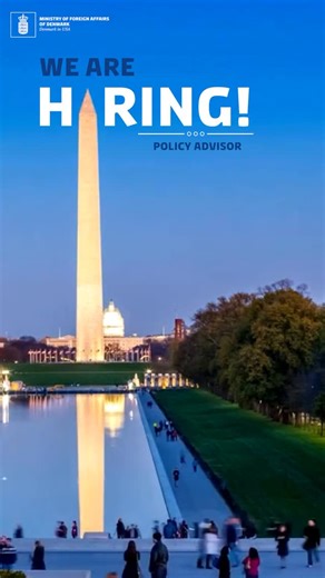 Denmark in USA on Instagram: "Are you interested in the world of foreign policy and international affairs? 🌎 We are hiring a Policy Advisor for our Foreign, Security, and Development Policy Team at the 🇩🇰 Embassy in Washington, D.C. to help follow 🇺🇸 foreign and security policy. Your tasks will include: 🏛️ Engaging with members of the U.S. administration, Congress and expert community 📑 Producing reports for the Ministry of Foreign Affairs of Denmark 👨‍⚖️ Facilitating visits by Danish go