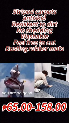 Strip Kitchen Floor Mat NonSli#tiktokshop #fyp