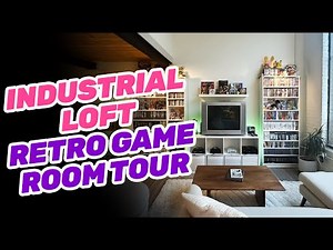 Industrial Loft Retro Game Room Tour - Over 1000 games!