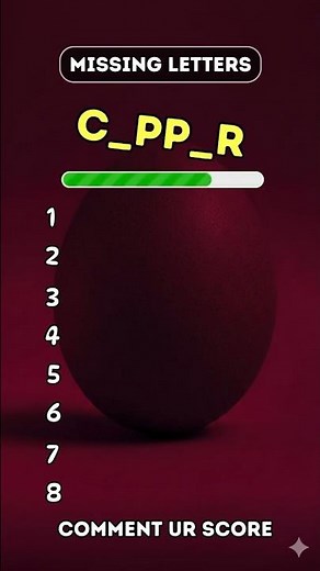 Guess the 8 periodic table words by missing letters quiz 🤔