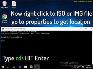 How to Burn Disk Using Command Prompt in Windows 10
