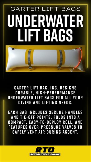 Carter Bags Inc | Underwater Lift Bags