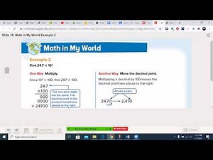 Grade 5 My Math Chapter 6 Lesson 6