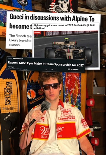 Gucci alpine is dumb here’s some actually good f1 team rebrands #f1 #formula1 #f1tiktok #alpinef1 #averagef1consumer