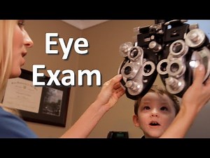 How tests in an eye exam check vision by a pediatric optometrist