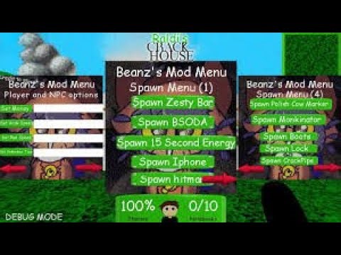 raldi Crackhouse mod menu tuo