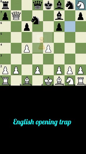 English opening trap #chess #trap #fblifestyle #inshot #FacebookGaming #view #shorts | Beginner's Chess