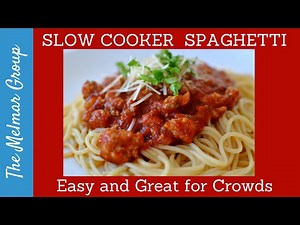 How to make Spaghetti Sauce in the Slow Cooker | So easy and good