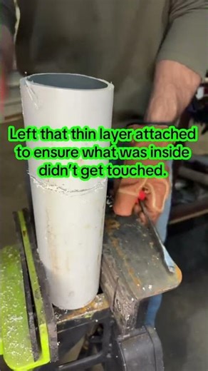 Using string to cut PVC