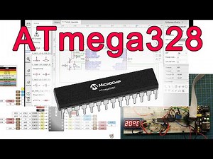 Working with ATmega328 microcontroller. Overview, firmware, connection shema