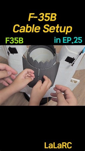 RclC F-35B Cable Setup #3dprintedplane #f35b #3dprint | LaLa RC