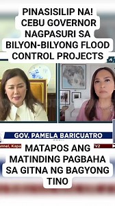 6.8K reactions · 948 shares | Ipinasisilip ng gobernador ng Cebu ang mga flood control project sa probinsya matapos ang matinding pagbaha roon dulot ng bagyong #TinoPH. Ito'y sa kabila ng pagbuhos ng higit P26 bilyong halaga ng proyekto kontra baha sa iba-ibang lugar sa lalawigan sa nakalipas na tatlong taon | Donald Aljo Mosende | Facebook