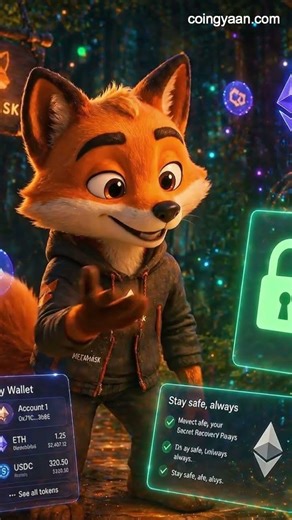Main hoon MetaMask 🦊 | Crypto Wallet Explained 😳 #shorts