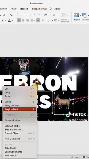 Create Stunning Name Animation for LeBron James in PowerPoint