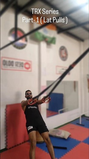 TRX Series Exercise - 1 ( Lat Pulls ) #calisthenics #trx #trxworkout #gym #strengthtraining #roadies