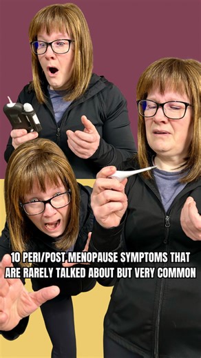 10 Peri/post menopause symptoms that are rarely talked about but very common. #menopause #perimenopause #menopausesymptoms #perimenopausesymptoms | Kari Wright