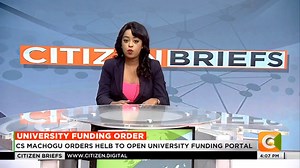 6.6K views · 205 reactions | University Funding Order: CS Machogu orders HELB to open university funding portal HELB directed to open the portal on 15th June 2024 Machogu: Results will be released from July 31st 2024 #CitizenBriefs Lillian Nzisa Muli | Citizen TV Kenya | Facebook