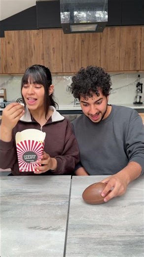 I tried to trick my sister with a chocolate egg, but things went wrong