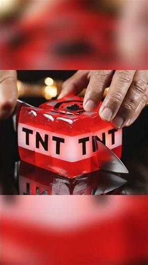 Explosive Minecraft TNT Jelly ASMR – Fiery Red Slime Eruption