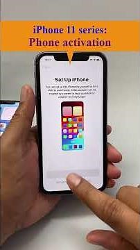 24. How to “Activate” an iPhone 11/11-pro/11-pro-max. #iphone #smartphone