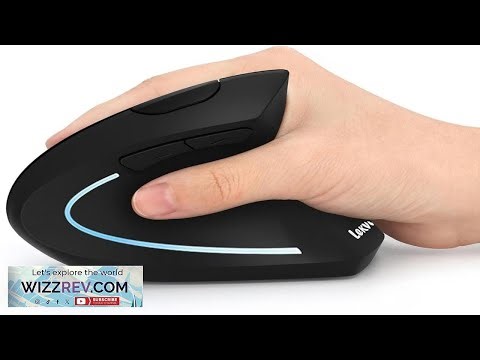 Ergonomic Mouse LEKVEY Vertical Wireless Mouse Rechargeable 2.4G Optical Vertical Mice