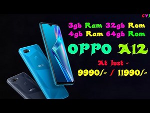 Oppo A12 Unboxing and Full specifications !!!At Just-9990/-