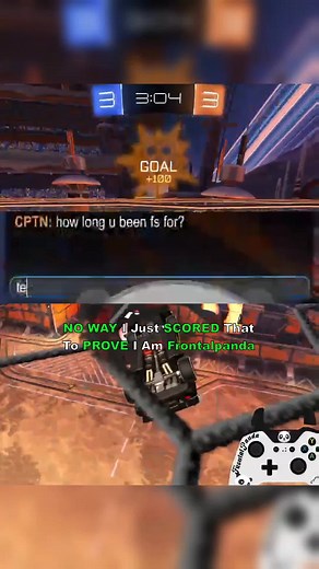 Incredible Rocket League Score by FrontalPanda on Twitch