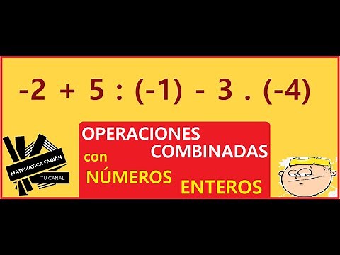 OPERACIONES COMBINADAS con NÚMEROS ENTEROS (p principiantes) POSITIVOS y NEGATIVOS. EJERCICIOS.