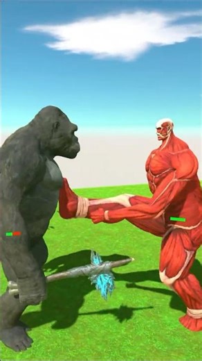 KING KONG vs TITAN COLOSSAL #shorts #godzilla #kaijus