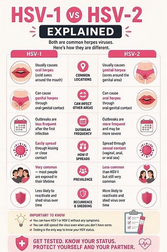 HSV-1 vs HSV-2: What’s the Difference?