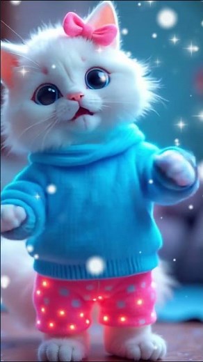 Kitty Shake Shake Dance! 🐱💃 Cutest Kitty Moves Ever! #catdancing