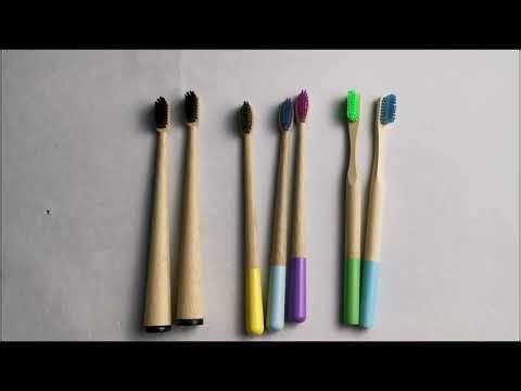 Comparison of 3 types of toothbrushes#bamboo #toothbrushes#Daily necessities