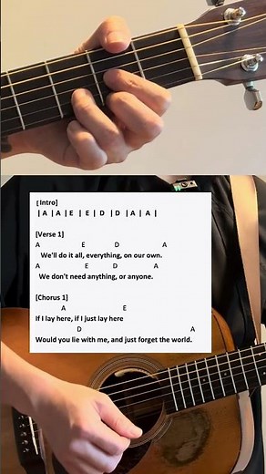 How to Play Chasing Cars Strum