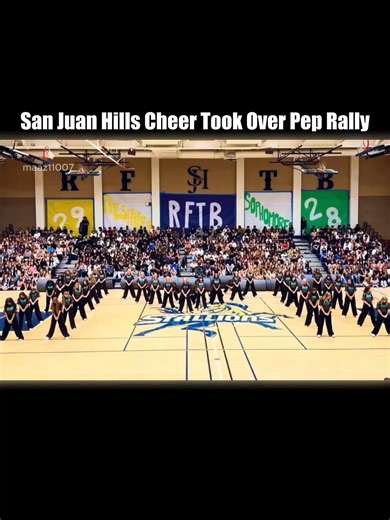 San Juan Hills Cheer Took Over Pep Rally#cheerleader #cheerleading #cheercompetition #fpyシ #dancer #Viral #treanding #usa #highschool #pom